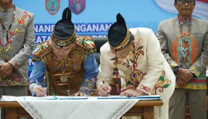 Pangdam XXII/TB dan Gubernur Kalteng Teken Nota Hibah Pembangunan Rindam, Siap Cetak Prajurit Lokal