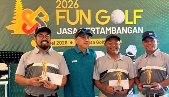 Haji Agus Prasetyo Budiono Raih Penghargaan di Fun Golf Jasa Pertambangan 2026 Denpasar