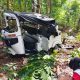 Hilang Kendali di Turunan Tajam, Bajaj Nyungsep ke Kebun Warga Bantul