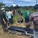 Relawan RPKS dan petugas gabungan di lokasi penemuan mayat.