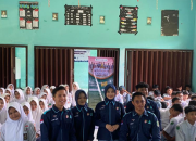 Pelajar SMAN 1 Lampihong mengikuti sosialisasi Putra Putri Pariwisata Balangan 2026.