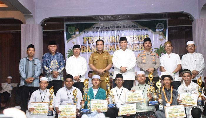 11 Peserta Meriahkan Festival Bedug dan Gema Takbir Pulang Pisau, Hadiah Utama Dua Kambing