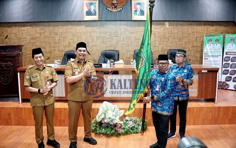 Bupati Barito Utara lepas kafilah MTQ Korpri