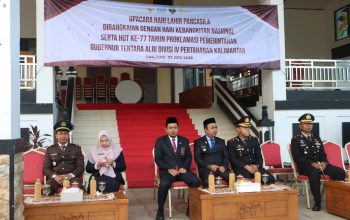 Tamu undangan upacara Pancasila di Pendopo Pembataan Tabalong