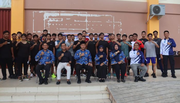 Wakil Bupati Pulang Pisau Tinjau Seleksi Fisik Calon Satpam