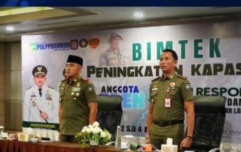 Bupati Tanah Laut Rahmat Trianto buka bimtek Satpol PP dan Damkar di Banjarmasin