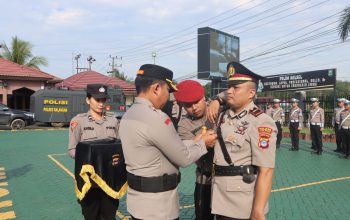Kapolres Balangan pimpin sertijab Kapolsek Juai