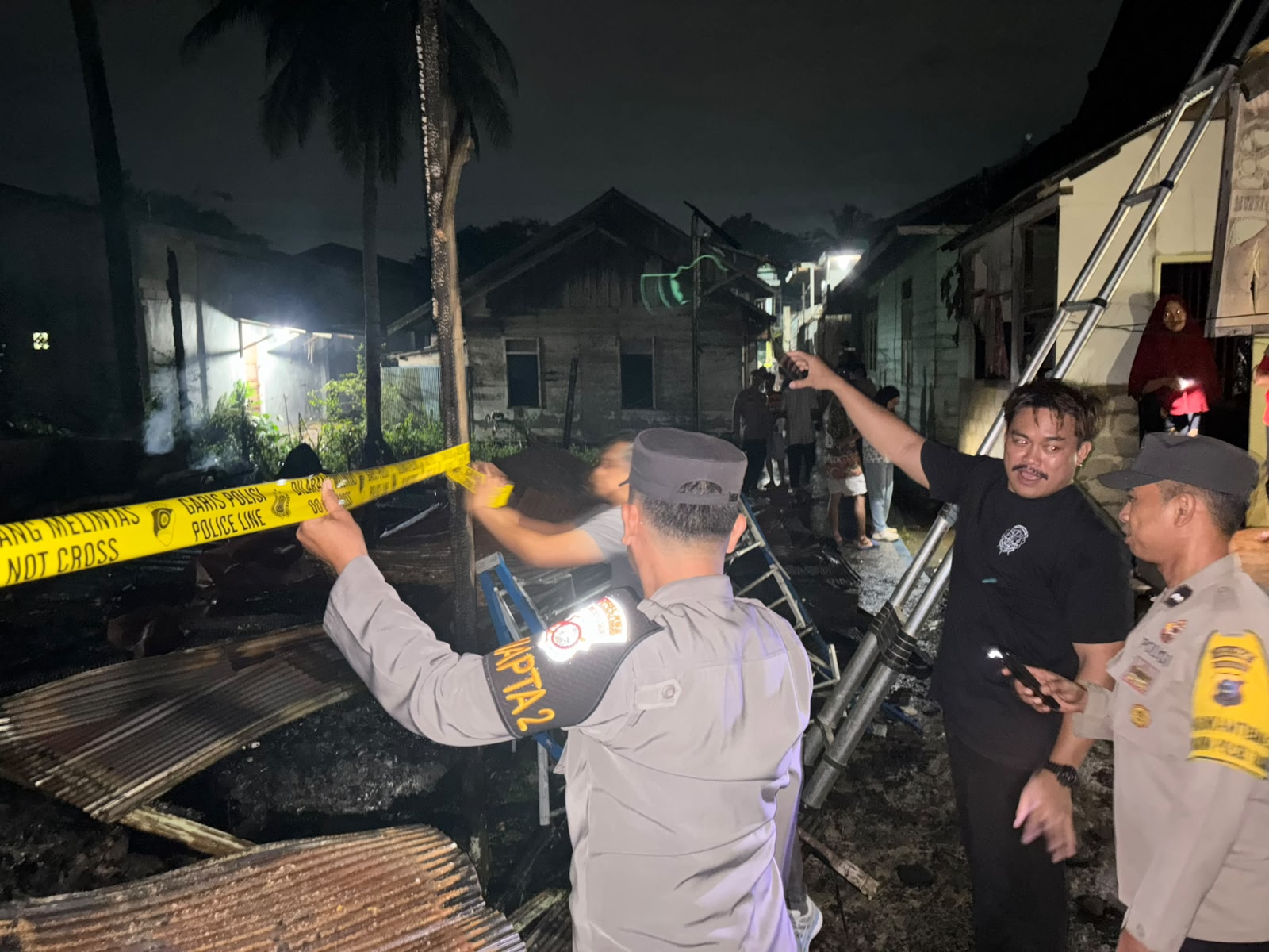 Rumah lansia di Tanjung Tabalong habis terbakar