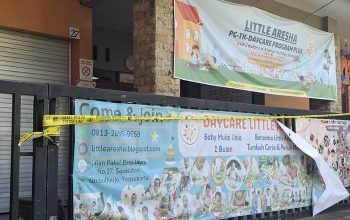 Gedung Daycare Little Aresha di Yogyakarta tempat kasus kekerasan anak