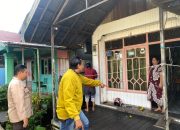 Polisi tunjukkan lokasi rumah korban pengamukan keris di Batola