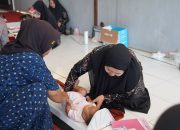 Suasana Posyandu ILP di Desa Mantimin Balangan