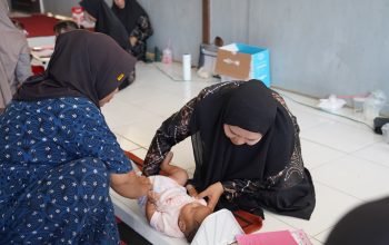 Suasana Posyandu ILP di Desa Mantimin Balangan