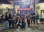 Kapolsek Pelaihari tunjukkan barang bukti sabu