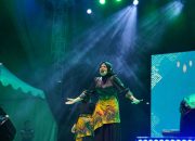 Penampilan teatrikal puisi di Gelar Sastra Puisi II Balangan