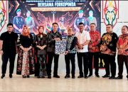 Foto bersama DPRD Kapuas dan Forkopimda usai kenal pamit Dandim 1011 KLK.