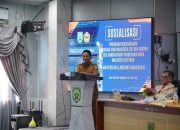 Bupati Balangan berpidato soal program pascasarjana.