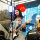 Gitaris tampil di panggung Gelombang Lokal Malang.