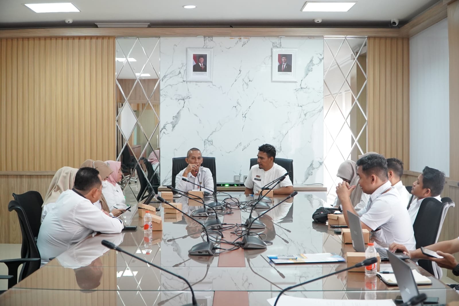 Rombongan DPRD Balangan dan Banjarmasin diskusi kemitraan media