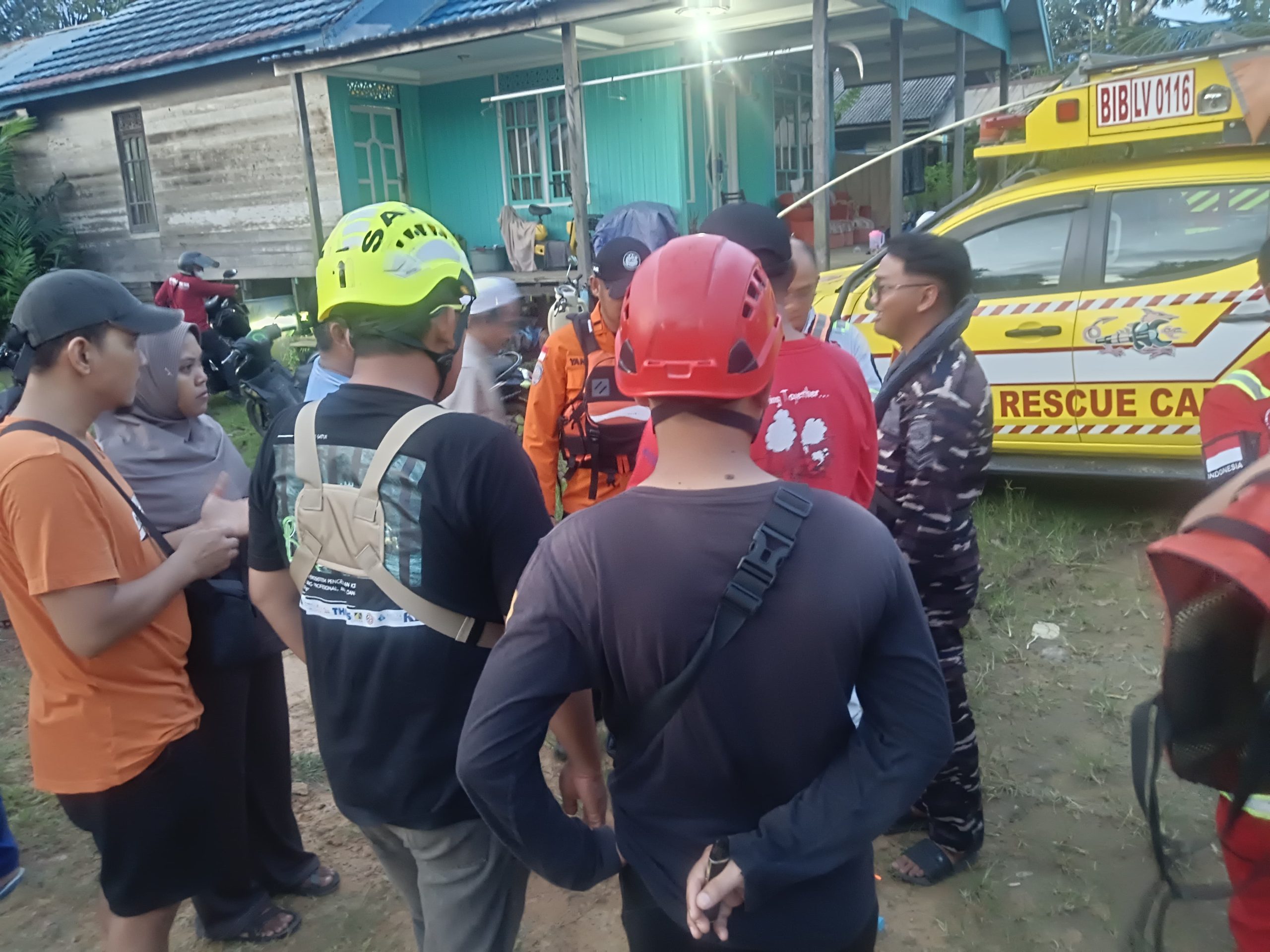 Evakuasi korban tenggelam Kania di Sungai Danau Raya Satui