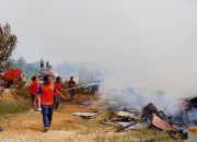 Kebakaran mess karyawan PT BBP di Tabalong.