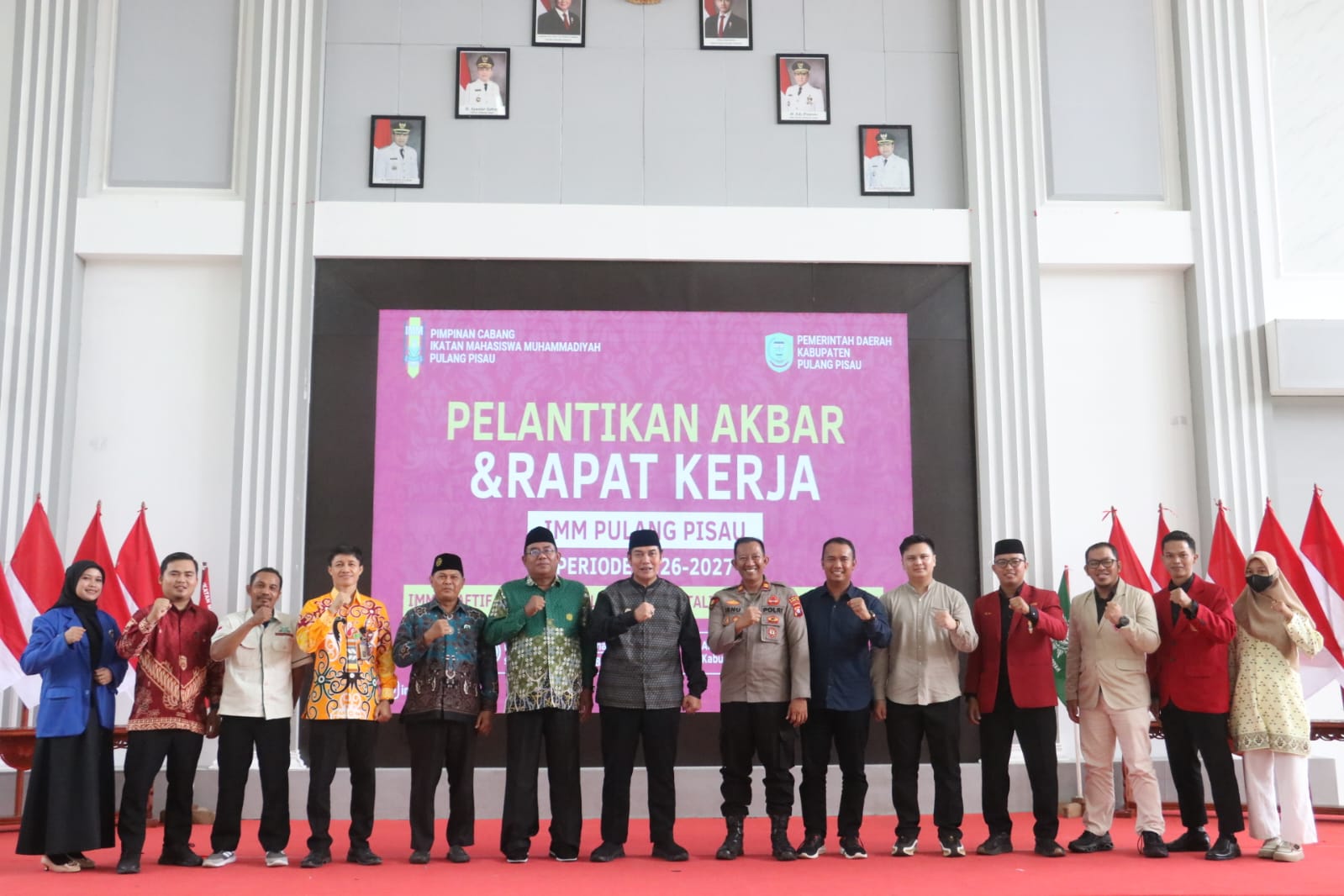 Rapat kerja mahasiswa Muhammadiyah di Pulang Pisau.