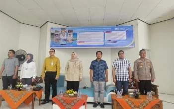 Suasana sosialisasi BPJS Ketenagakerjaan di Tanah Bumbu.
