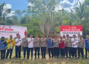 Polres Tabalong Ikuti Ground Breaking Sumur Bor, Dukung Ketahanan Pangan