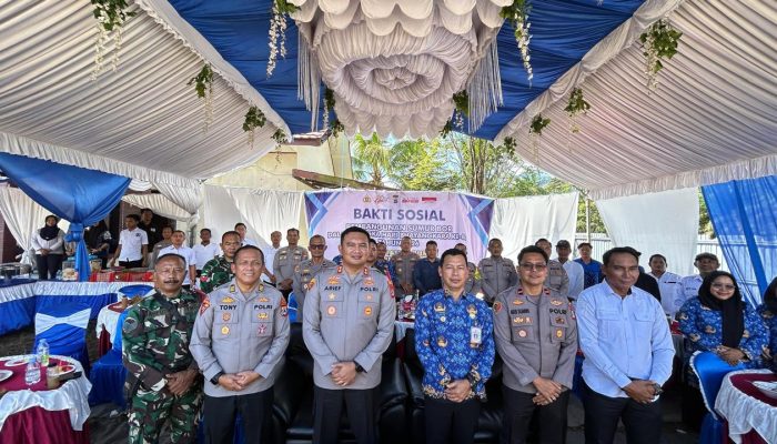 Polres Tanah Bumbu Bangun Sumur Bor, Bantu 61 KK