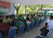Nobar Piala Dunia di Kodim 1022 Tanah Bumbu.