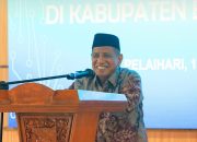 Wabup Tanah Laut sampaikan pidato pelepasan kafilah MTQ.