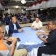 Suasana lomba domino Kapolresta Cup Banjarmasin.