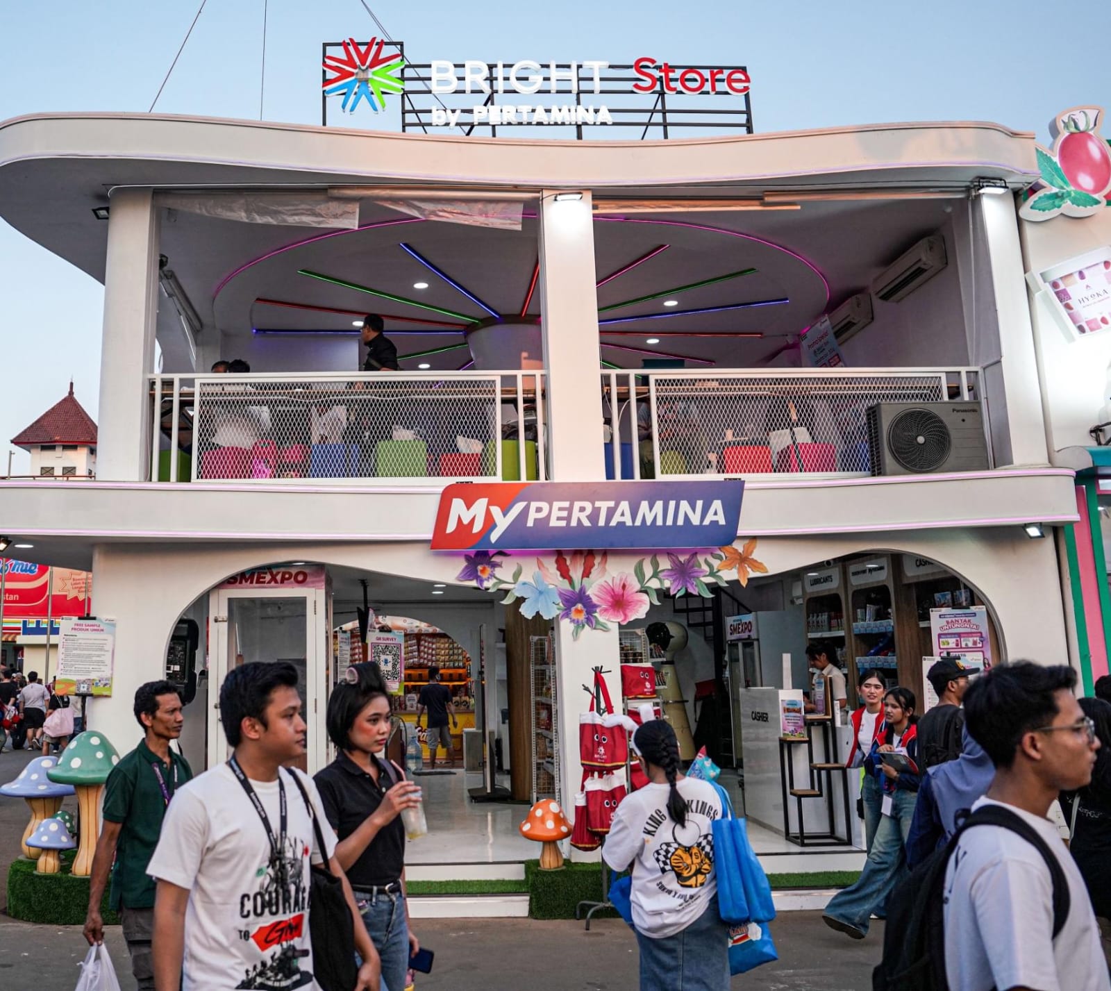Booth Bright Store Pertamina di Jakarta Fair 2026