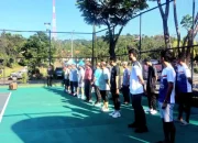 Pembukaan turnamen tenis Kapolres Cup Tanah Bumbu.