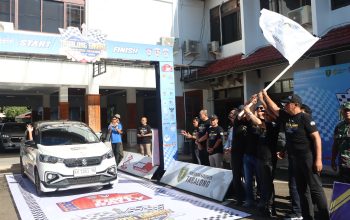 Pelepasan peserta Time Rally Tabalong 2026