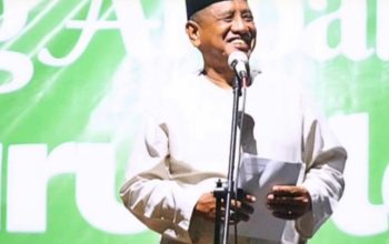 Wabup Tanah Laut di tabligh akbar.