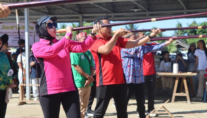 Kapolres Balangan Buka Lomba Sumpit, Bhayangkara ke-80