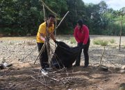 Kapolres Balangan bersihkan Sungai Meranting.