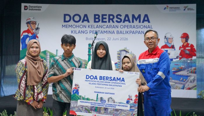 Rp127 Juta Disalurkan, Pertamina Doa Bersama di Kilang Balikpapan