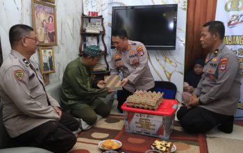 Anjangsana Polresta Banjarmasin ke purnawirawan.
