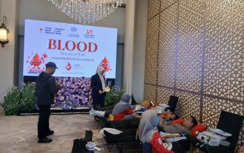 Donor darah Hotel Lotusa Batulicin.