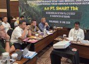 Rapat penataan batas lahan PT SMART Tbk di Banjarbaru.