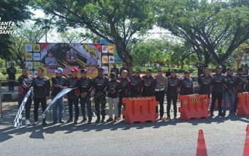 Drag Bike Bhayangkara di Tapin.