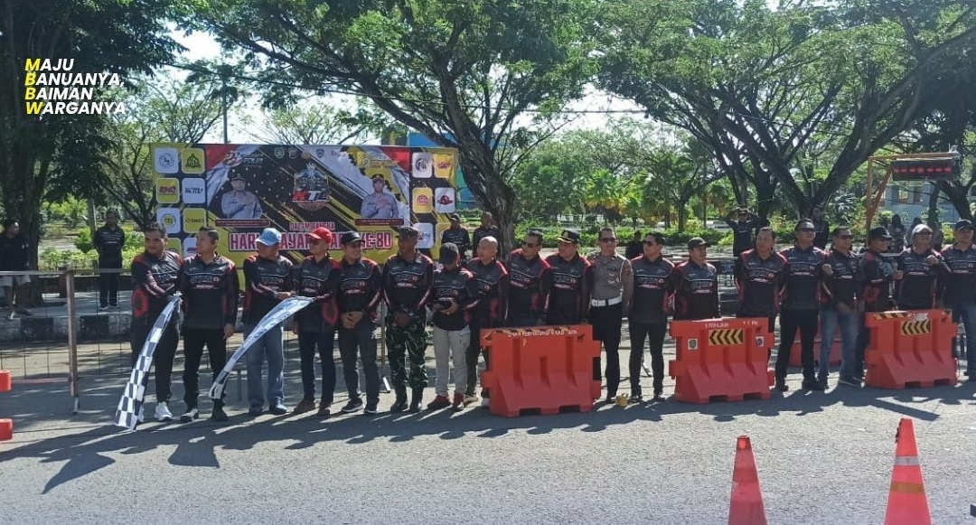 Drag Bike Bhayangkara di Tapin.