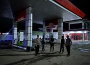 Patroli Malam Polres Tabalong, SPBU Tutup Saat Dicek
