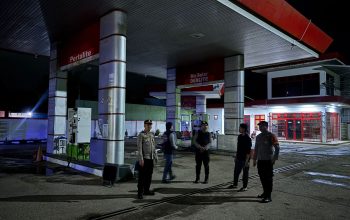 Patroli malam KRYD Polres Tabalong di salah satu titik wilayah Kabupaten Tabalong.