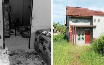Rumah korban pembacokan di Palangka Raya dipasangi garis polisi