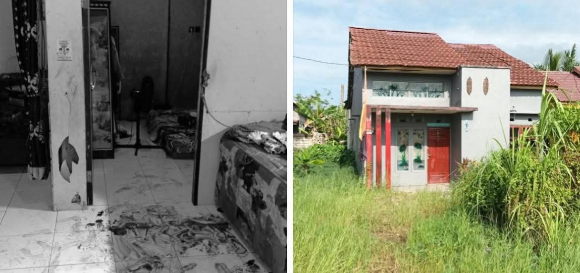Rumah korban pembacokan di Palangka Raya dipasangi garis polisi