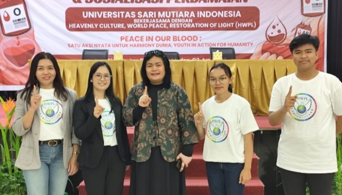 HWPL dan IPYG Kumpulkan 117 Kantong Darah dari Donor di Medan dan Jakarta