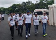 Bupati Tanah Laut lepas peserta Fun Walk.