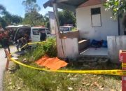 Garis polisi di sekitar lokasi temuan mayat